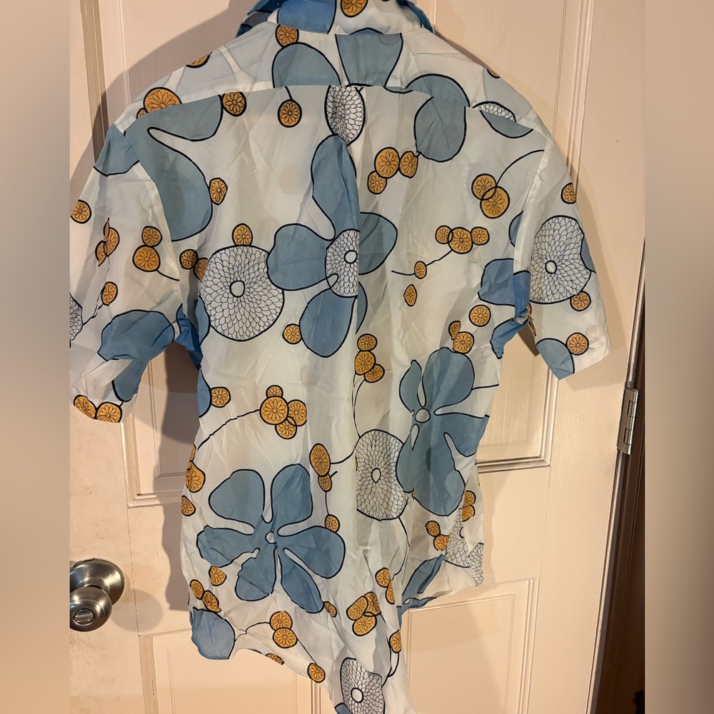 Vintage 70s Marlboro Nylon Funky Shirt - Picture 3 of 3